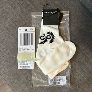 Dolce & Gabbana Wreath Logo Socks XL